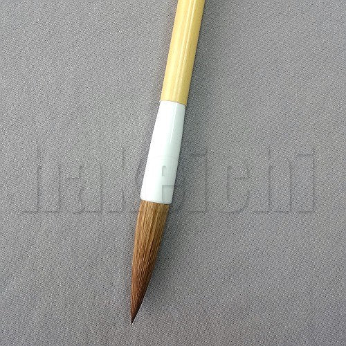 きくや筆本舗 10-116 三号 短鋒筆 ダルマ赤毛 (太さ 10mm×毛丈44mm) かため 半紙4-6字 1本