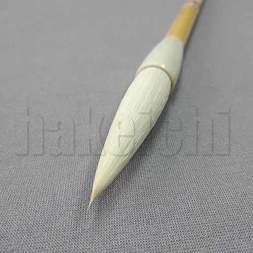 きくや筆本舗 10-300 夕雁 白毛 ダルマ (太さ 13mm×毛丈52mm) ややかため 1本