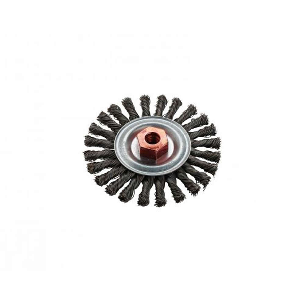 バーテック 研磨・バリ取り工業用ブラシ 研磨 重研磨パワーブラシ Weiler ワイラー ノット型 ヒネリ Nホイルブラシ 中幅型 SW VCT-4 03074100