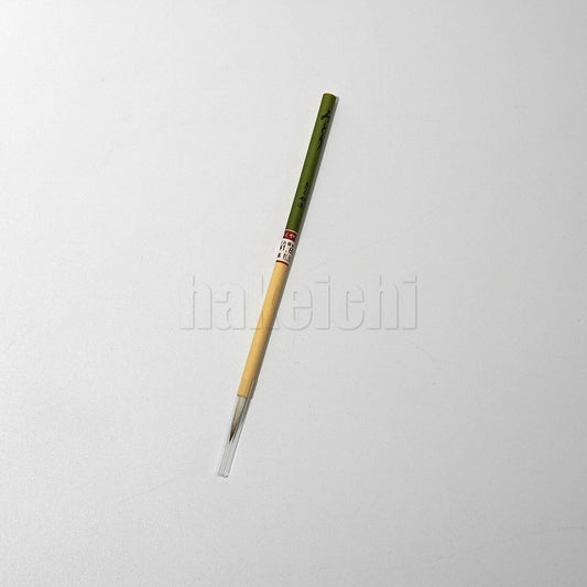 きくや筆本舗 20-108 みどり 白毛 (太さ 6mm×毛丈28mm) ややかため 半紙4-6字 1本
