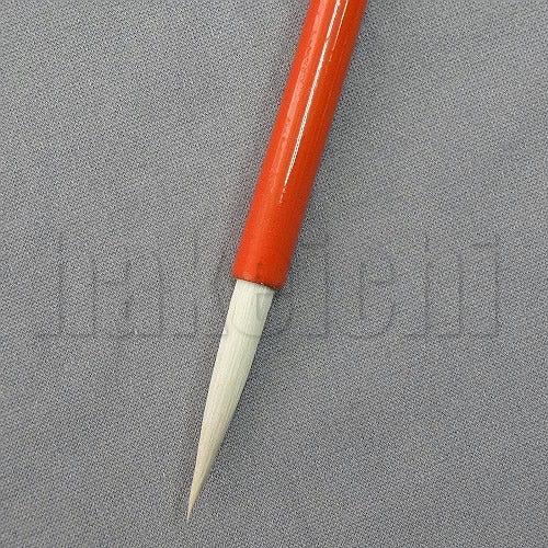 きくや筆本舗 20-302 智育 純羊毛 (太さ 6mm×毛丈37mm) やわらかい 細字・調和体 1本
