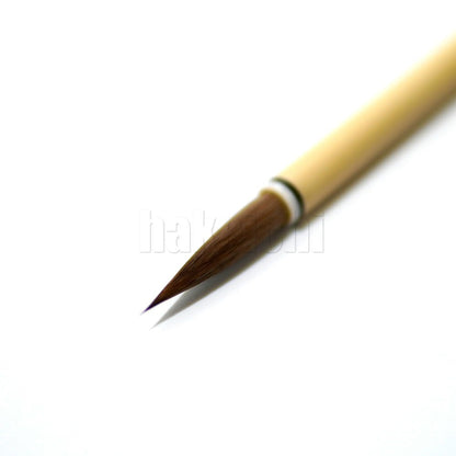 きくや筆本舗 20-207 紫雲 赤毛 (太さ 6mm×毛丈31mm) かため 半紙2-4字 1本