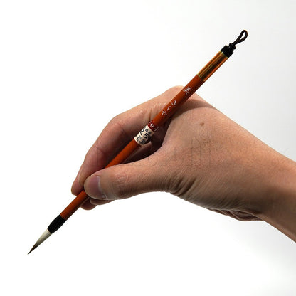 きくや筆本舗 20-232 美 白毛 (太さ 5.5mm×毛丈27mm) かため 半紙2-4字 1本