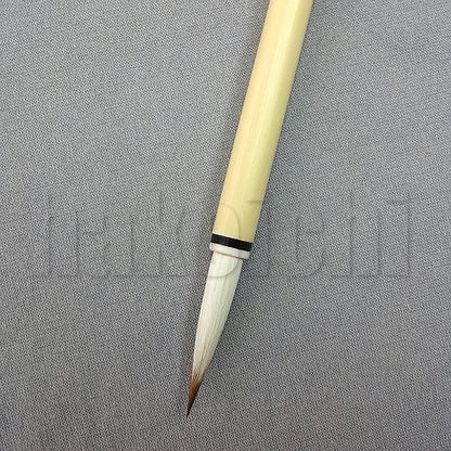 きくや筆本舗 20-202 紫雲 白毛 (太さ 6mm×毛丈31mm) ややかため 半紙2-4字 1本