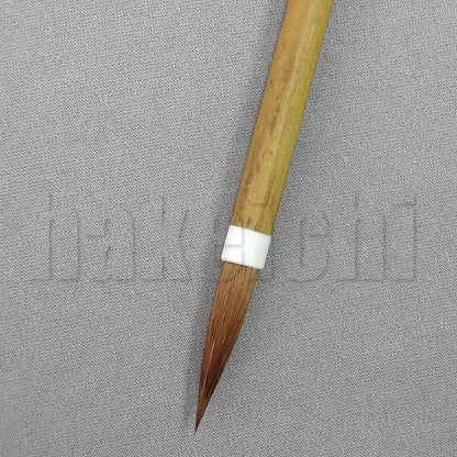 きくや筆本舗 20-201 智育 赤毛 (太さ 6mm×毛丈30mm) かため 細字用 1本