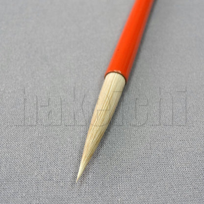 きくや筆本舗 20-310 智育 純狸 (太さ 6mm×毛丈38mm) かため 細字・かな作品用 1本