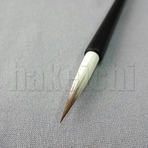 きくや筆本舗 20-304 澄渓 白毛 (太さ 6.5mm×毛丈33mm) ややかため 作品、賞状・目録 1本