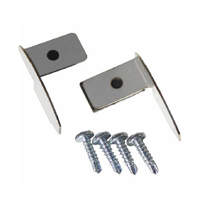 バーテック ドアドア エンドキャップ SUS & ビスセット 1本 DHEB-SET 23509600 ｜BURRTEC 防虫 防塵 ブラシ 隙間対策