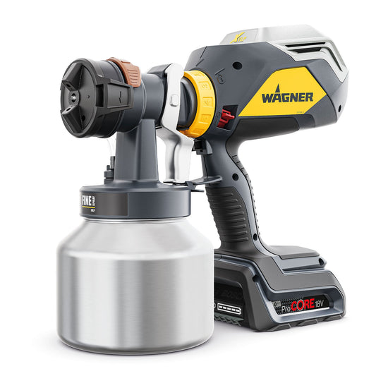 WAGNER バッテリー式 温風低圧塗装機 FC4000 18V ファインスプレーキット 2449568【代金引換不可】