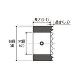 バーテック 洗浄・異物除去ブラシ ロジスブラックシステムブラシロール ロジス ジグザグカラー 台径 57φ B5718K4 24904900