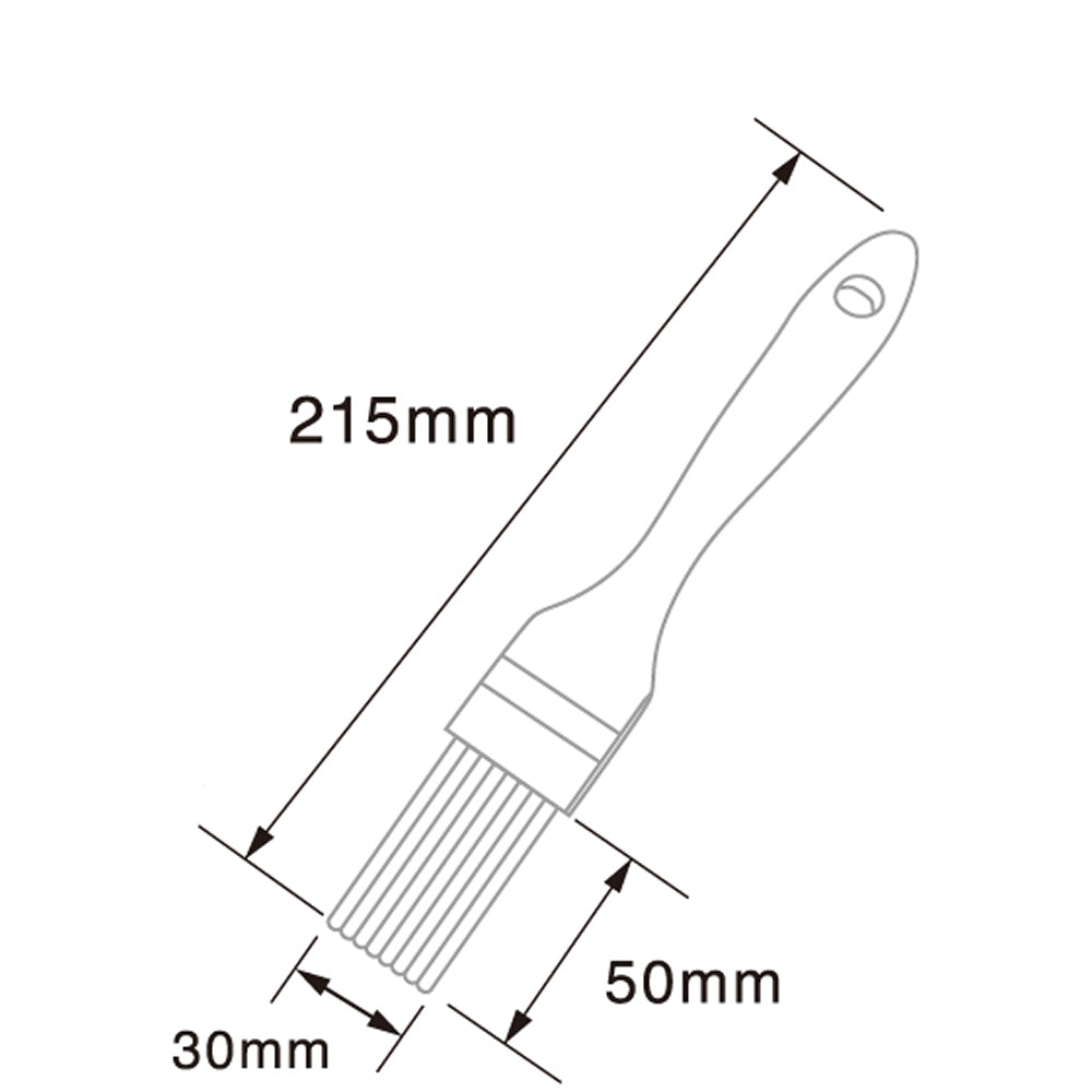 バーテック バーキュートプラス カラーペストリーブラシ 幅30mm  BCPB-30 1個