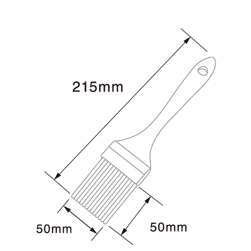 バーテック バーキュートプラス カラーペストリーブラシ 幅50mm BCPB-50 1個