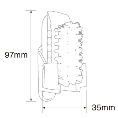 バーテック バーキュート 私の爪ブラシ ブラシ本体＋ホルダーセット ブラシ 全5色 1個