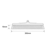 バーテック バーキュートプラス 機械下清掃用ブラシ 交換用ブラシ ハード 毛丈 10mm PBT φ0.35 5本セット