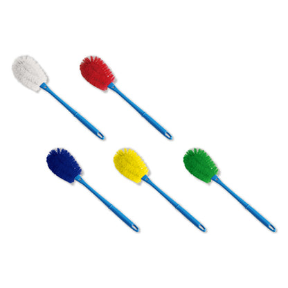 バーテック 衛生管理ブラシ バーキュート 柄付きたわし Mサイズ  柄色 青 ソフト 1本 全5色