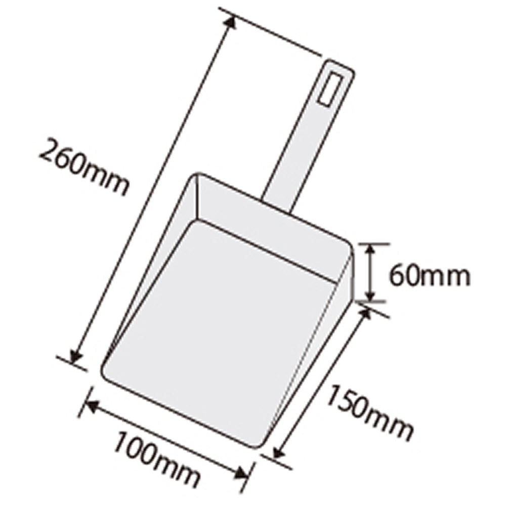 バーテック 衛生管理ブラシ バーキンタ ハンドスコップ 小  1個 BCHS-S｜ 代引不可
