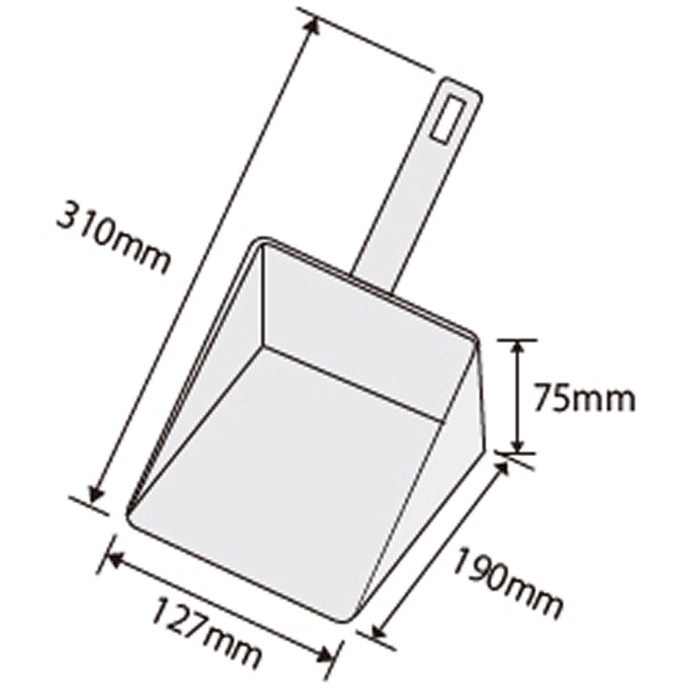 バーテック 衛生管理ブラシ バーキンタ ハンドスコップ 中  1個 BCHS-M｜ 代引不可