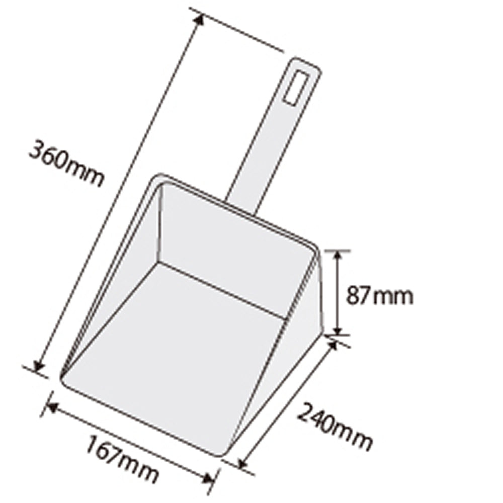 バーテック 衛生管理ブラシ バーキンタ ハンドスコップ 大  4個 BCHS-L ｜ 代引不可