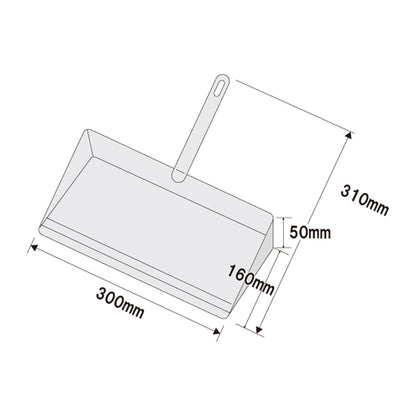 バーテック 衛生管理ブラシ バーキンタ ダストパン 塵取り 1個｜ 代引不可