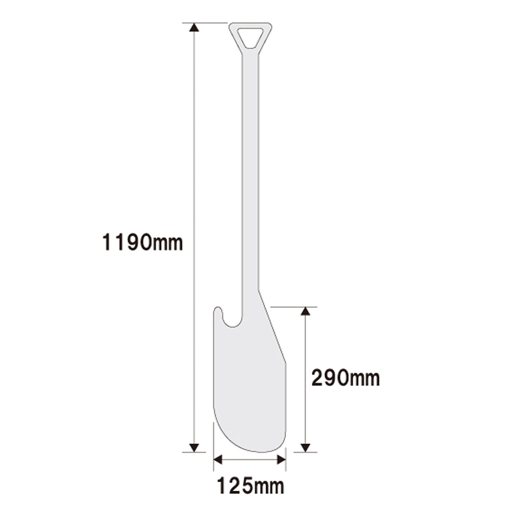 バーテック 衛生管理ブラシ バーキンタ スープパドル 穴なし BCSP 1個 ｜ 代引不可