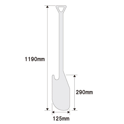 バーテック 衛生管理ブラシ バーキンタ スープパドル 穴なし BCSP 1個 ｜ 代引不可