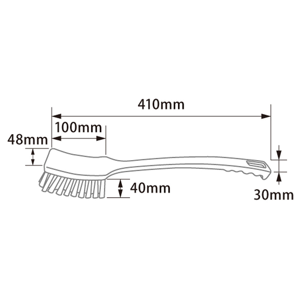 バーテック BURRTEC 衛生管理 バーキュートプラス 長柄ブラシ ソフト BCP-NS 1個  ｜代金引換不可