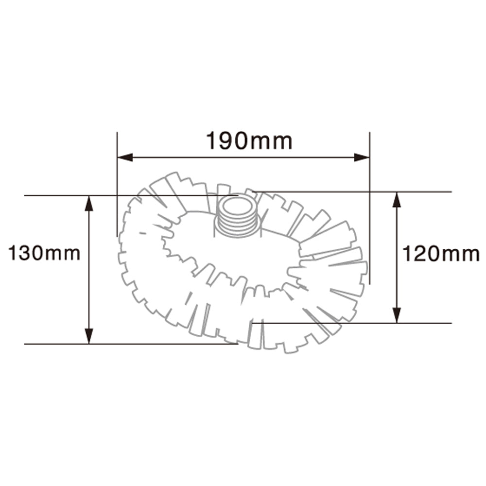 バーテック 衛生管理ブラシ バーキュートプラス タンクブラシ BCP-TB 1個 ｜ 代引不可