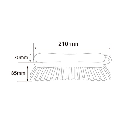 バーテック BURRTEC 衛生管理 バーキュートプラス ハンドスクラブブラシ  BCP-SB 1本  ｜代金引換不可