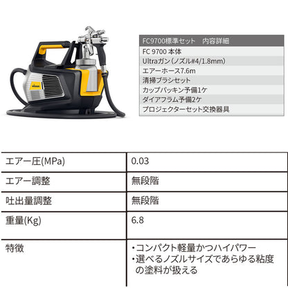 WAGNER 温風低圧塗装機 FC9700 2271000【代金引換不可】